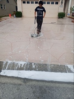 Driveway cleaning