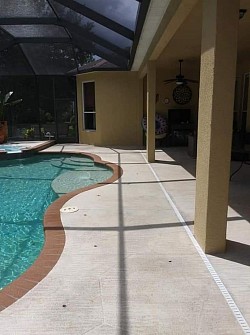 Pool enclosure cleaning