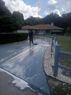 Driveway cleaning